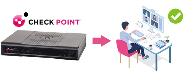 Check Point UTM を活⽤した中⼩企業様に最適なテレワークソリューション