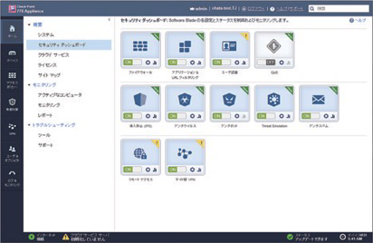 Check Point UTMの Web GUI 